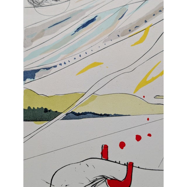 Salvador Dali, The Alchemist, 1975, Drypoint Etching For Sale - Image 9 of 10