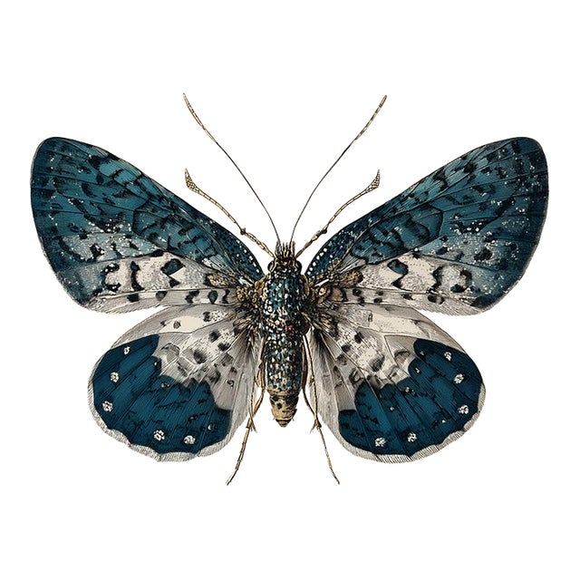 Six-Spot Burnet - Butterfly Botanical Study | Natural History | Fine Art Print For Sale