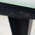 Metal Mid-Century Modern Dining Table with Black Steel Frame & Sandblasted Glass Top, 1970s For Sale - Image 7 of 10
