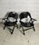 Ginevra Folding Armchairs in Wood attributed to Achille and Pg. Castiglioni for BBB Emmebonacina, 1970s, Set of 2 For Sale - Image 9 of 10
