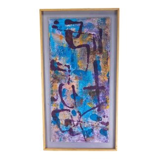 1990's William Melton Halsey Contemporary Modern Southern Abstract Painting For Sale