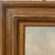 Textile Mid-Century Coastal Dune Seascape Oil Painting in Substantial Wood Frame - Signed Lionel For Sale - Image 7 of 12