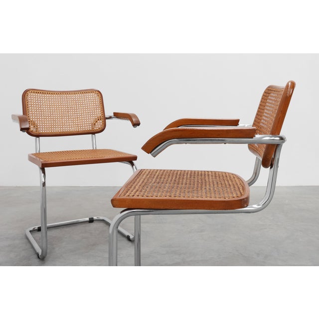 Bauhaus Armchair in tubular Steel, wood and Rattan, 1920s For Sale - Image 17 of 18