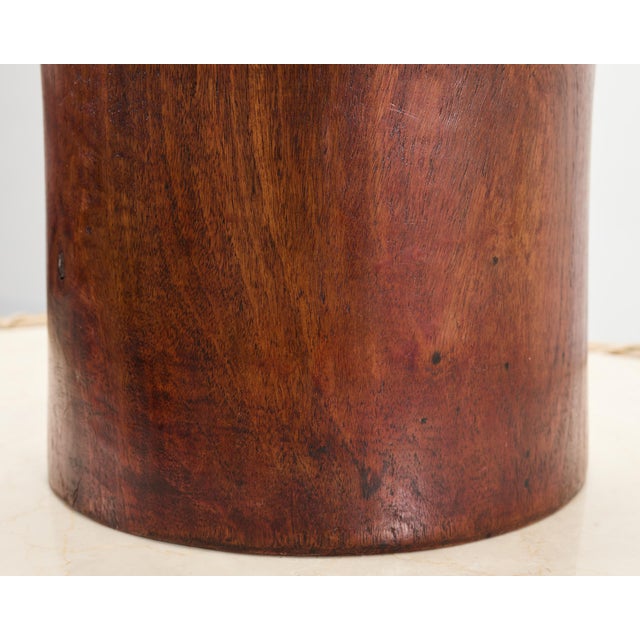 Large Chinese Export Hardwood Scholar's Brush Pot Vessel For Sale - Image 13 of 16