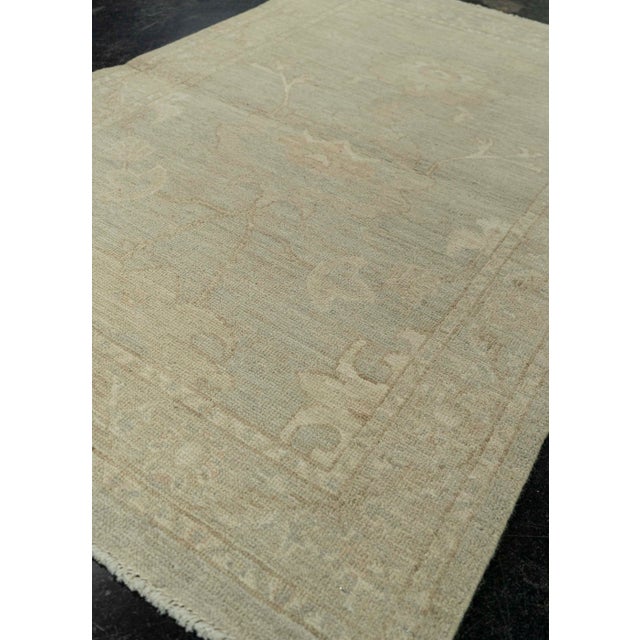 Textile Oushak Rug 3'1 x 4'11" #21335 For Sale - Image 7 of 8