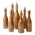 Napoleonic Collection of Straw Art on Glass Bottles, 18Th C. Set of 7 For Sale