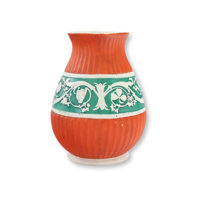 Antique English Salt Glaze Water Pitcher For Sale - Image 4 of 6