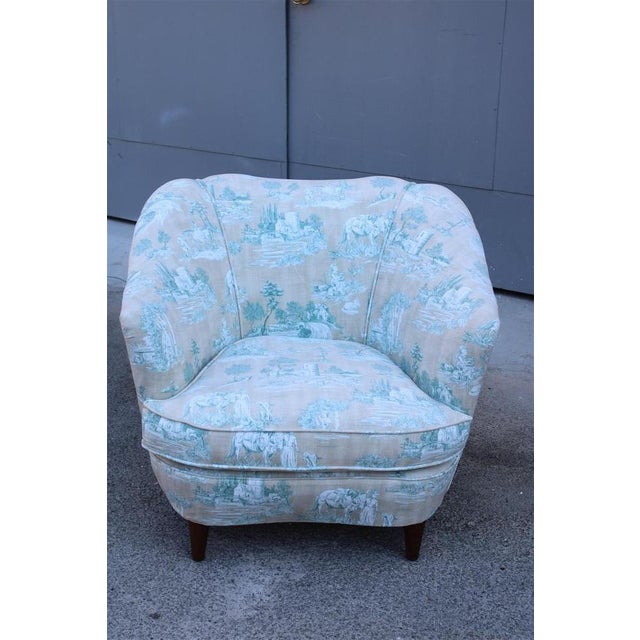 Set of Mid-Century Armchairs in the style of Gio Ponti, Italy, 1950s For Sale - Image 17 of 18