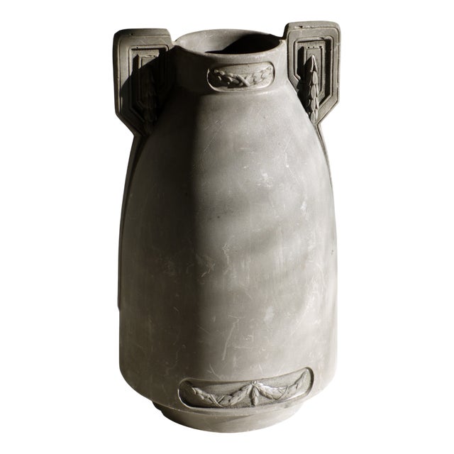 Art Nouveau Black Vase from Lavinit, Early 1900s For Sale