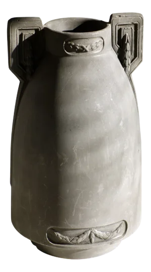Art Nouveau Black Vase from Lavinit, Early 1900s