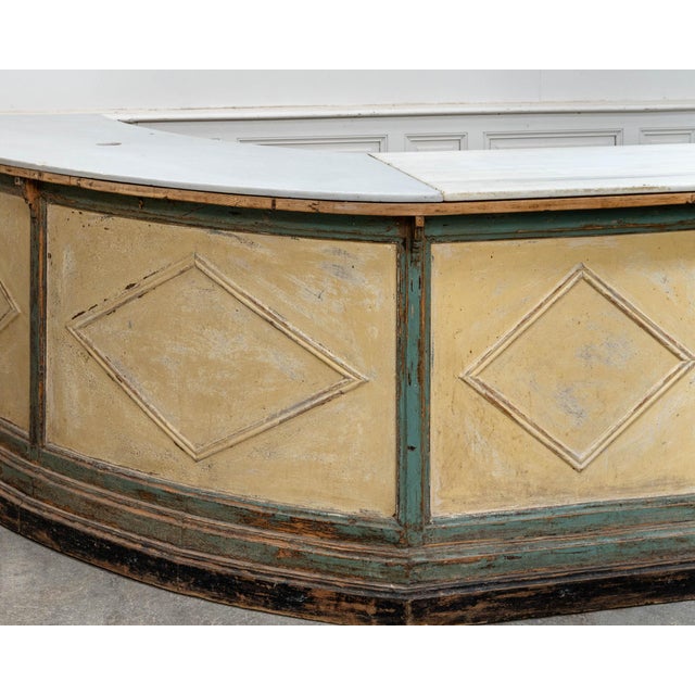 Antique Italian Counter with Marble Top, 19th Century For Sale - Image 6 of 18