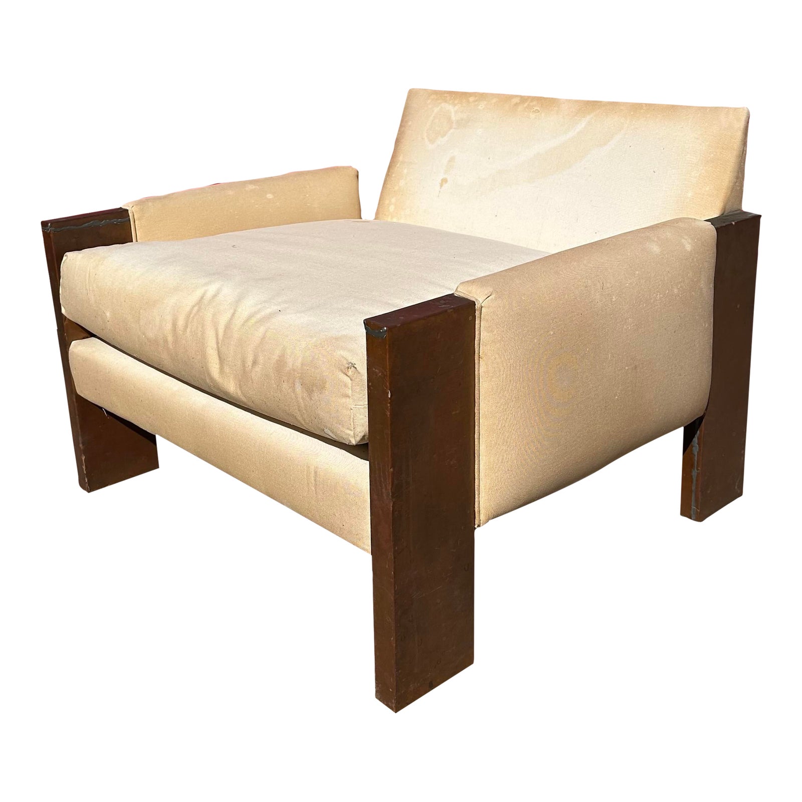 Copper Lounge Chair Chairish