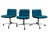 Vintage Airborne Office Chairs, 1970s, Set of 3 For Sale