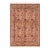 Shabby Chic 1990's Floral Pak-Persian Taupe/Pink Wool Rug - 6'0'' X 8'9'' For Sale