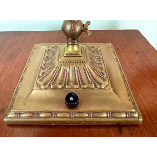 1930s Emerallite Bankers Desk Lamp by McFaddin & Co. New York, With Adjustable Shade and Stem For Sale - Image 11 of 12