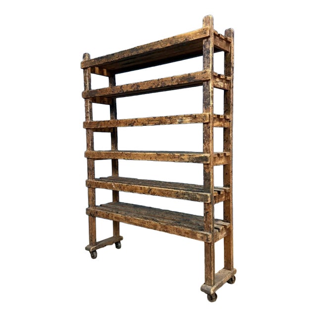Wooden Shoemaker's Rack, 1920s For Sale