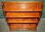 Wood Regency Style Hardwood Waterfall Dwarf Library Bookcases, 1950, Set of 2 For Sale - Image 7 of 18