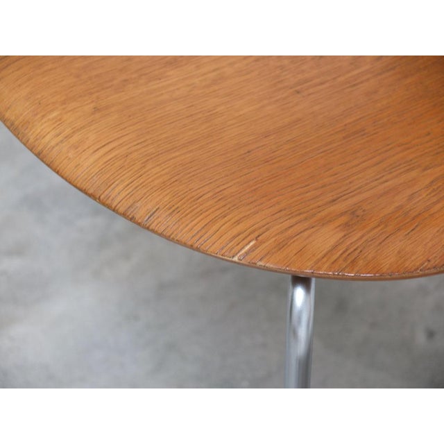 1st Edition Lily Chairs in Oak by Arne Jacobsen for Fritz Hansen, 1969 For Sale - Image 14 of 18