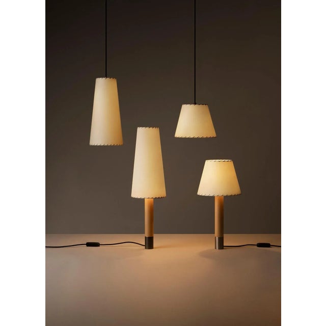 Metal Beige Sísísí Cónicas Gt1 Pendant Lamp by Santa & Cole For Sale - Image 7 of 9