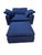 Restoration Hardware Cloud® Luxe Chair-and-a-Half & Ottoman in Navy Perennials® Performance Fabric For Sale - Image 9 of 12