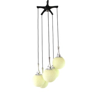 Cascade 5-Light Chandelier, 1960s For Sale