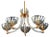 Italian Art Deco Chandelier from Barovier & Toso, 1940s For Sale