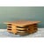 Wood Vintage Stacked Rattan Coffee Table After Paul Frankl For Sale - Image 7 of 12