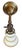 1920s 1920s Carmel and Whited Cased Glass Sconce on Original Bronzing Holder For Sale - Image 5 of 6