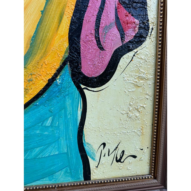 Peter Keil Large-Scale Abstract Portrait, Peter Keil For Sale - Image 4 of 7