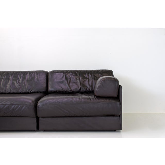 DS-76 Modular Leather Sofa from de Sede, 1990s, Set of 5 For Sale - Image 13 of 18