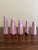 Stone Set of Five Pink and Cream Marble Grand Tour Obelisks, Late 20th Century For Sale - Image 7 of 11