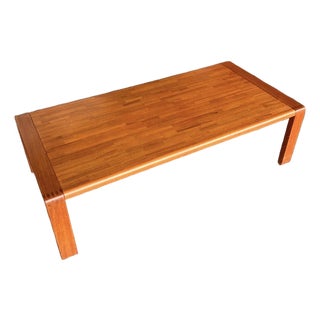 Danish Teak D-Scan Coffee Table For Sale