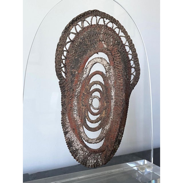 Fiber Polychrome Mask Yam Ancestor Papua New Guinea For Sale In Atlanta - Image 6 of 11