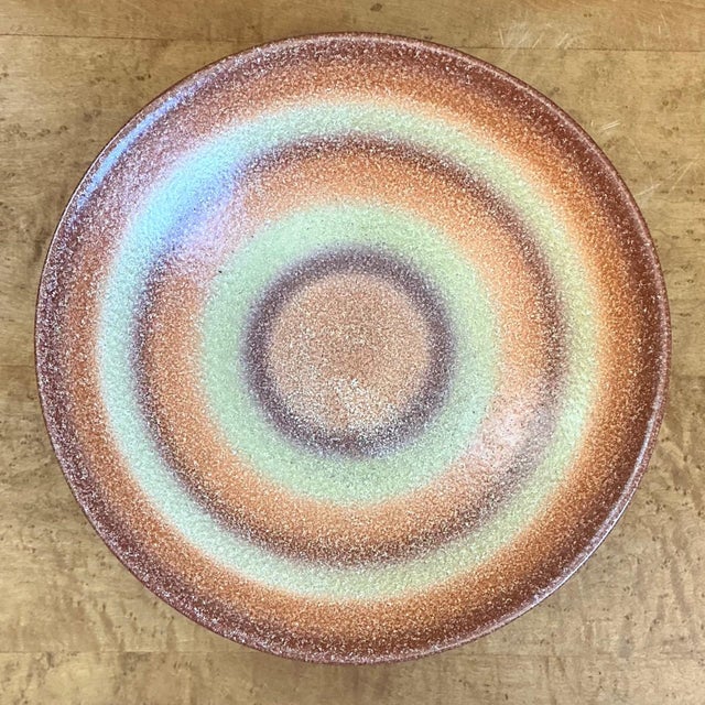 Mid 20th Century Vintage MCM Textured Ceramic Bowl For Sale - Image 5 of 14