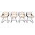 Arpege Dining Chairs attributed to Étienne Fermigier for Baumann, 1970s, Set of 4 For Sale - Image 11 of 11