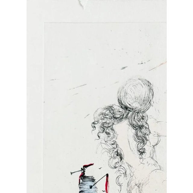 Salvador Dali, Femme, cheval et la mort, 1967, Etching For Sale - Image 4 of 8