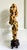 Tall Elegant Chinese Scholar Rock Yellow Taihu Stone on Wood Stand For Sale - Image 16 of 18