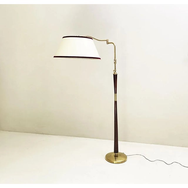 Brown Adjustable Floor Lamp, 1950s For Sale - Image 8 of 8