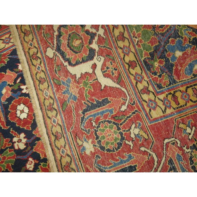 Zabihi Collection Antique Caucasian Baku Rug - 5' x 6'7" For Sale In New York - Image 6 of 6