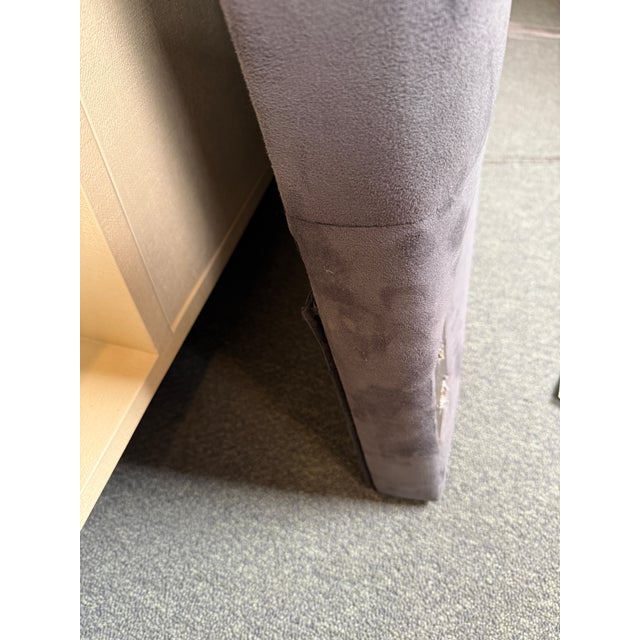 Queen Size West Elm Emmett Diamond Tufted Headboard For Sale - Image 10 of 12