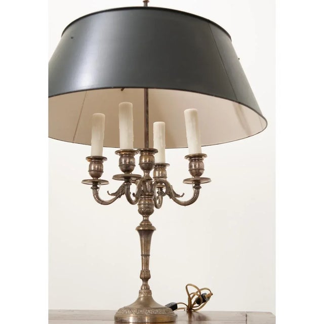 Metal French 19th Century Bouillotte Style Lamps - A Pair For Sale - Image 7 of 12