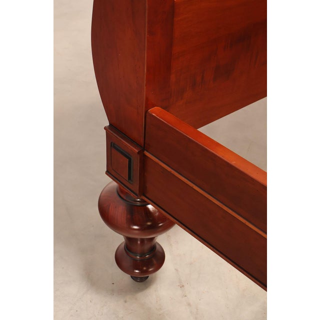 Grange Louis Philippe Style Cherry King Sleigh Bed For Sale - Image 14 of 18
