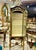 French French Louis XVI Display Vitrine With Gold Leaf Details, Tufted Interior & Glass Shelves For Sale - Image 3 of 7