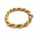 1990s 18k Ladies Rope Bracelet With Twisted chain For Sale - Image 5 of 7