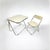 Platone Folding Desk and Plia Chair by Giancarlo Piretti for Anonima Castelli, 1970s, Set of 2 For Sale - Image 12 of 12