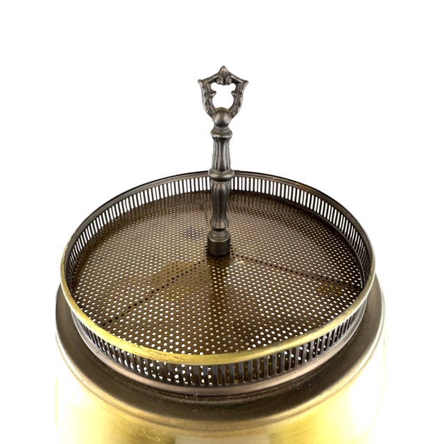 This English Regency style brass library lamp features a beautifully proportioned stepped pedestal base paired with a...