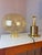 Table Lamp in Brass and Glass For Sale - Image 5 of 11