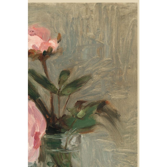 Not Yet Made - Made To Order Vintage Pink Peony Floral Still Life Art Print by Berthe Morisot - 36" X 48" For Sale - Image 5 of 9