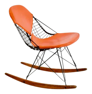 Mid Century Modern Eames Rkr Rocking Accent Chair 1st Generation