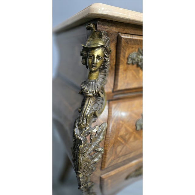 Antique French Bombe Commode, 1900, Set of 2 For Sale - Image 9 of 18